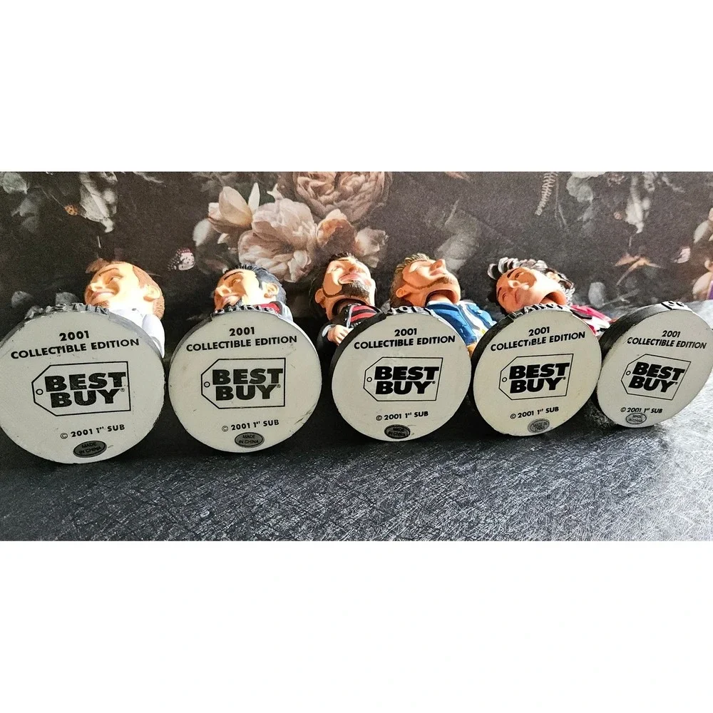 Vtg NSYNC Best Buy Exclusive Collectible Bobblehead Dolls W Boxes FULL SET 2001